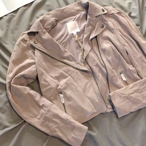 leith leather jacket XS